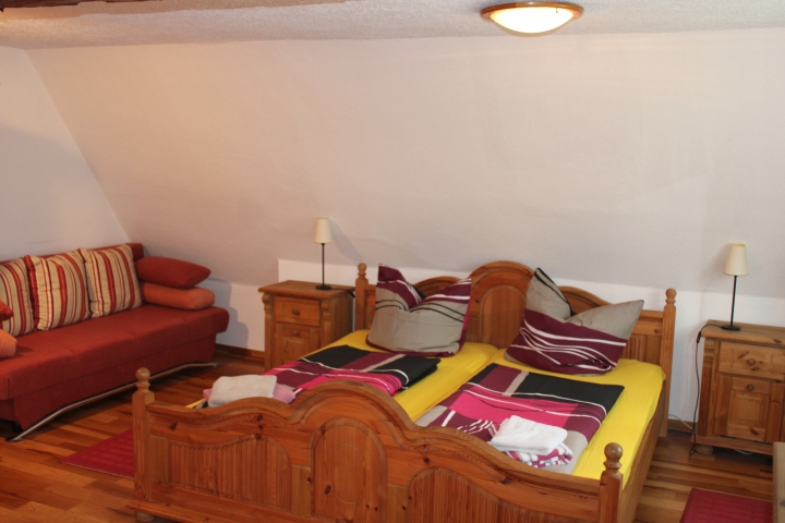Ferienwohnung „Elbe“, Aufenthaltsraum mit 