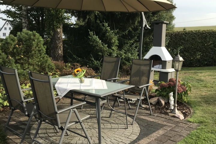 Gästefreisitz mit Grill