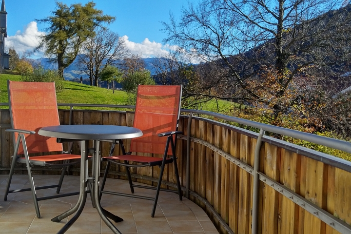 Balkon
Blick in die Berge