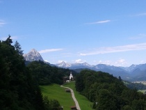 Garmisch - Partenkirchen mit Blick auf Wamberg