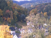 Malerischer Herbst in Pobershau