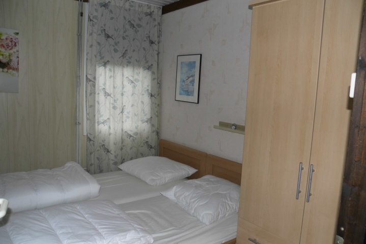 Das zweite Schlafzimmer im Erdgeschoss