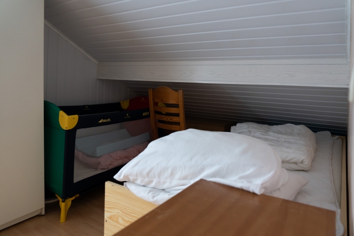 Das 3. Einzelbett im Obergeschoss im 3 Bett Zimmer