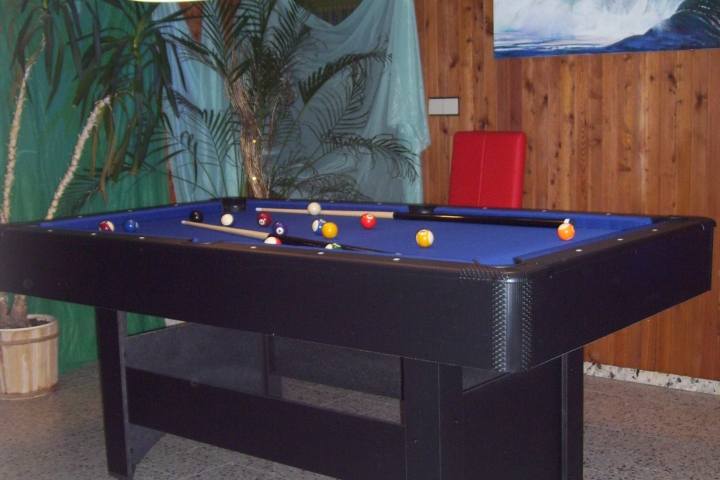 Der Billiardkeller kann dazugebucht werden.