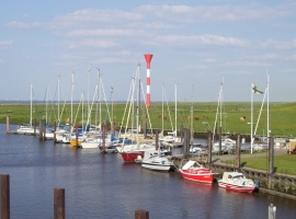 Der Jachthafen von Otterndorf