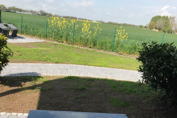 Haus Holiday Dahme/ Ostsee: Blick zum Brook von Terrasse Wohnung Holiday 4