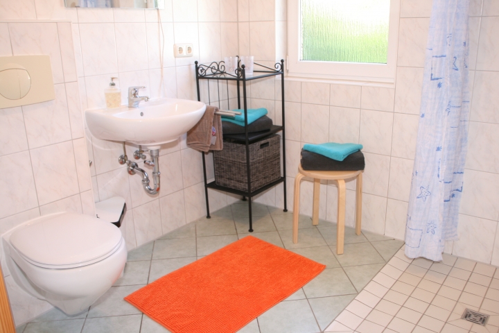 stufen- und schwellenfreies Badezimmer