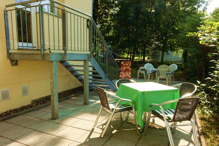 Campus Apartments | Terrasse und Garten