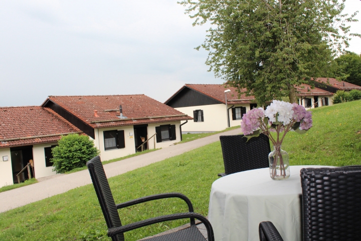 seitlicher Blick von der Terrasse