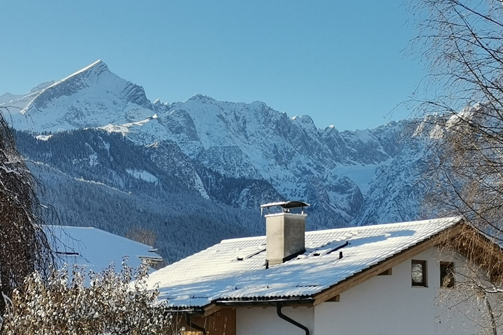 Blick vom Schlafzimmer