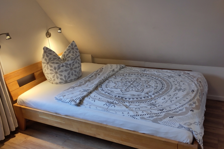 Hinteres Schlafzimmer. 