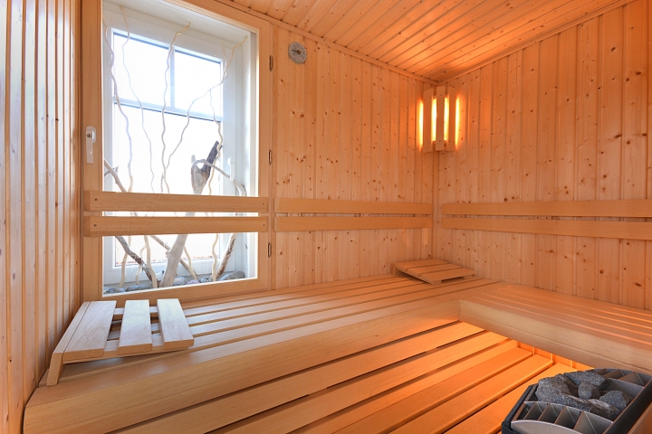 Sauna mit Tageslicht