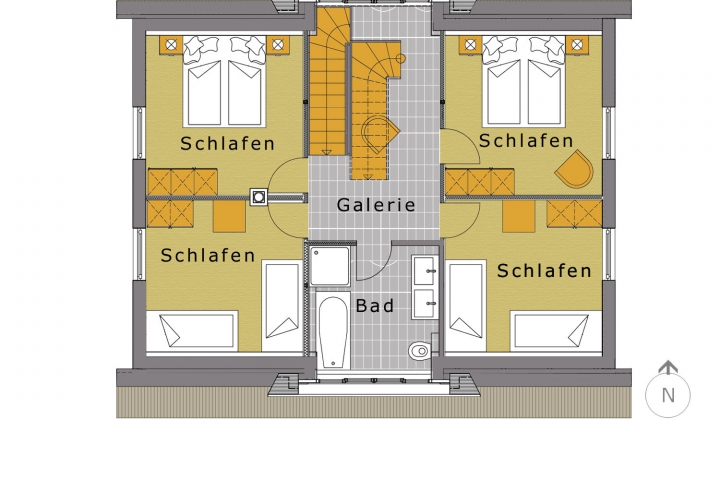 Grundriss Obergeschoss