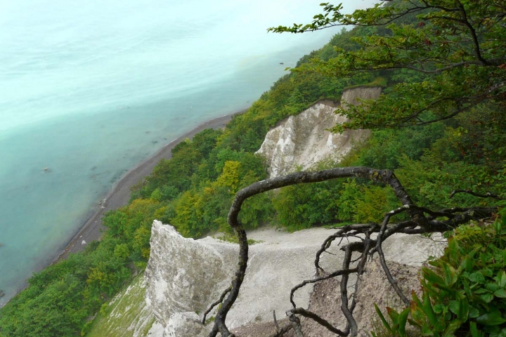 Weißes Meer nach Kreideabbruch
