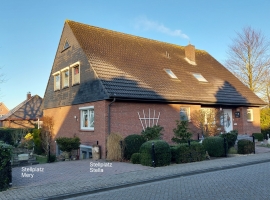 Haus Glück am Geestrand mit Stellplatz Fewo Mery