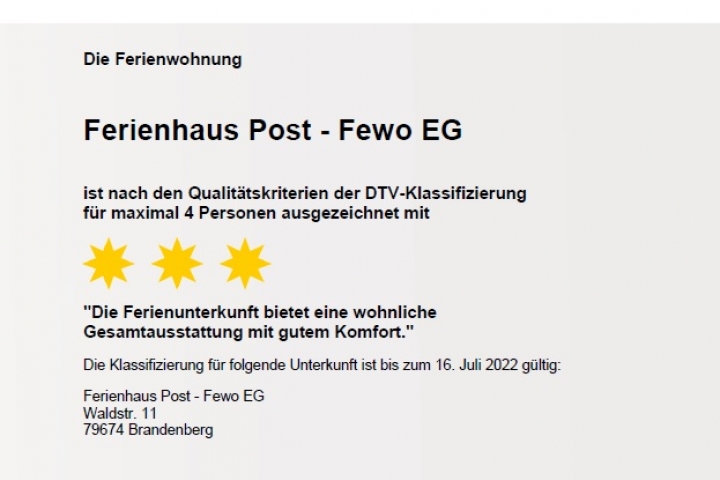 EG DTV-Klassifizierung
