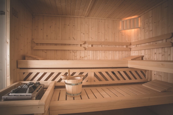 Sauna in der Ferienwohnung