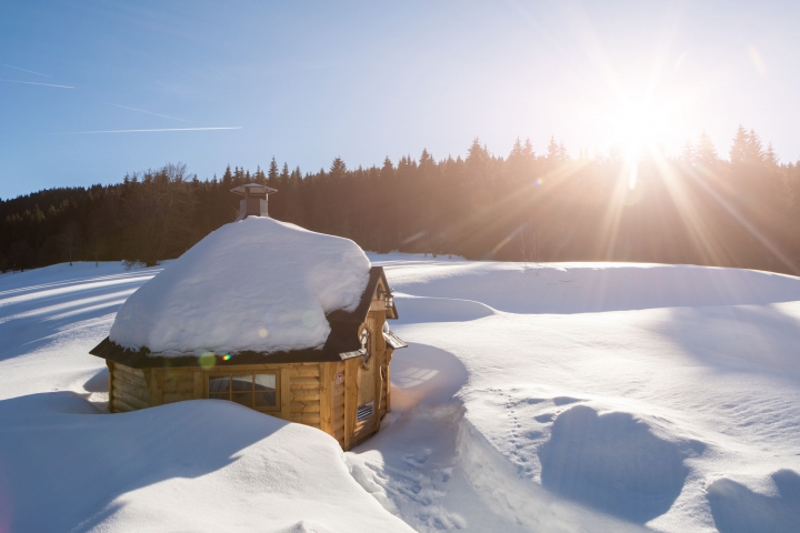 Grillkota im Winter