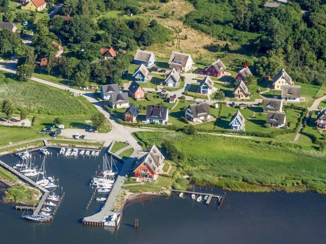 Hafen und Hafendorf von Vieregge