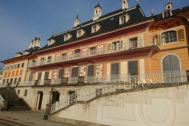 Schloss und Park Pillnitz, in wenigen Minuten zu Fuß erreichbar