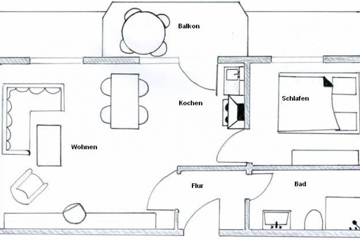 Wohnungsgrundriss