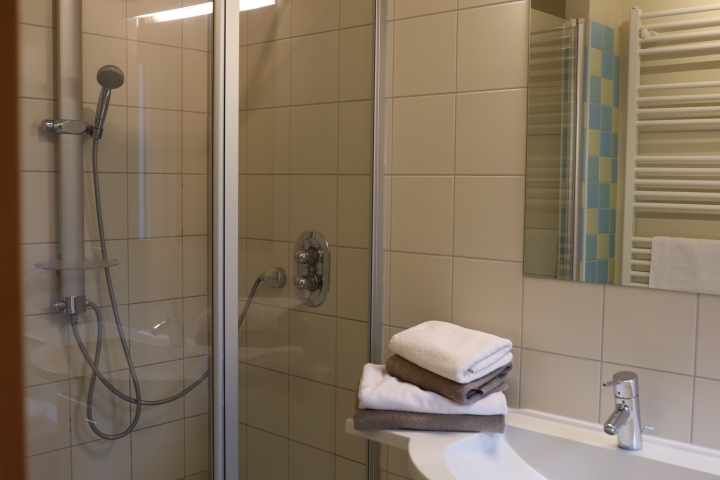 Das kleine Badezimmer im Soutarraine