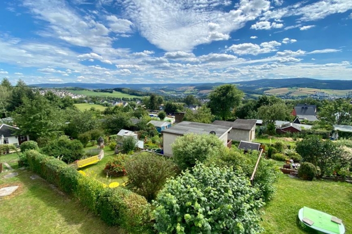 Blick aus dem Wohnzimmer