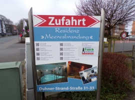 Zufahrtsschild 