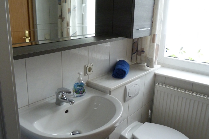 Dusche mit WC