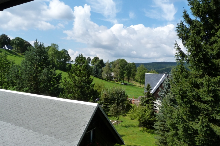 Blick aus dem Schlafzimmer