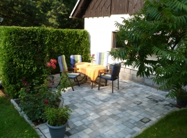 Sitzecke im Garten