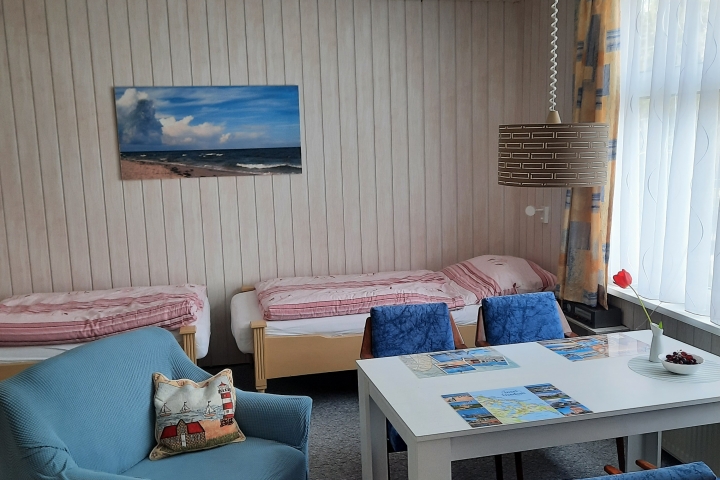 Wohnzimmer mit Betten