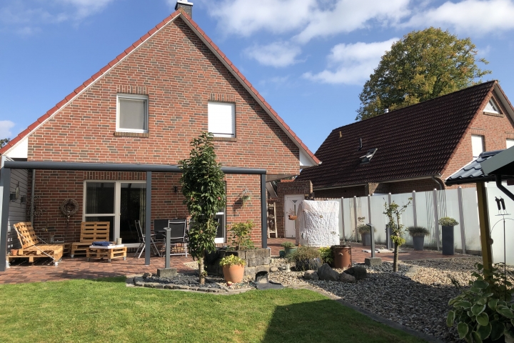 de Fründehuus | Blick auf die Terrasse