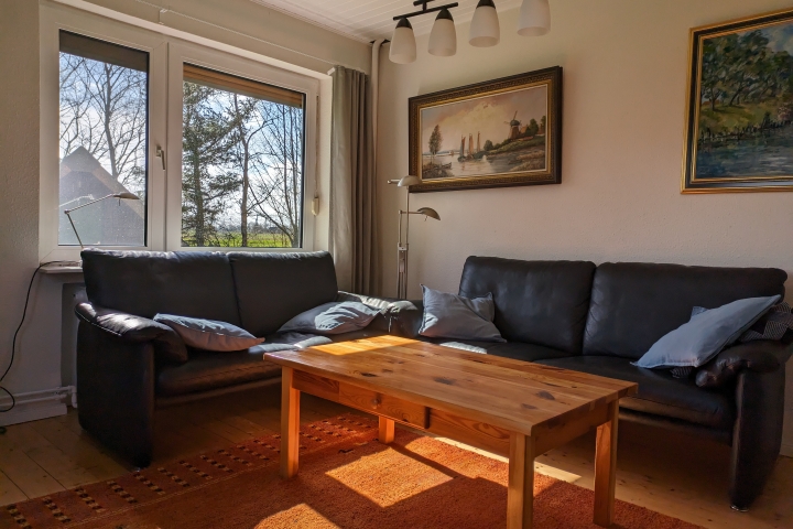 Wohnzimmer lichtdurchflutet 