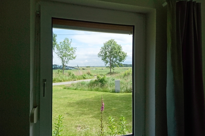Ausblick in die Weite: Man kann morgens sehen, wer am Nachmittag zum Tee kommt.