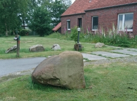 Ein Flintstein aus der Fahrrinne nach Langeoog