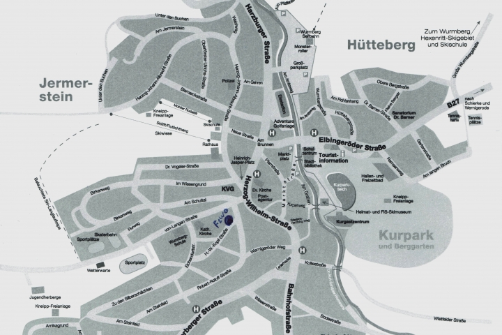 Stadtplan von Braunlage