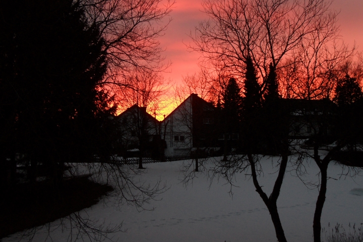 Sonnenuntergang in Braunlage