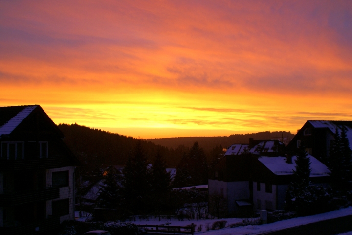 Sonnenaufgang in Braunlage