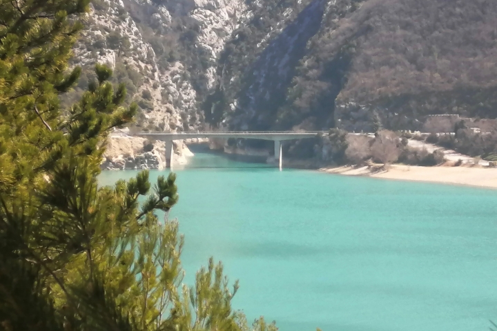 Entrée Georges du Verdon Lac st Croix 45 km