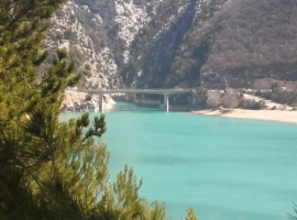 Entrée Georges du Verdon Lac st Croix 45 km