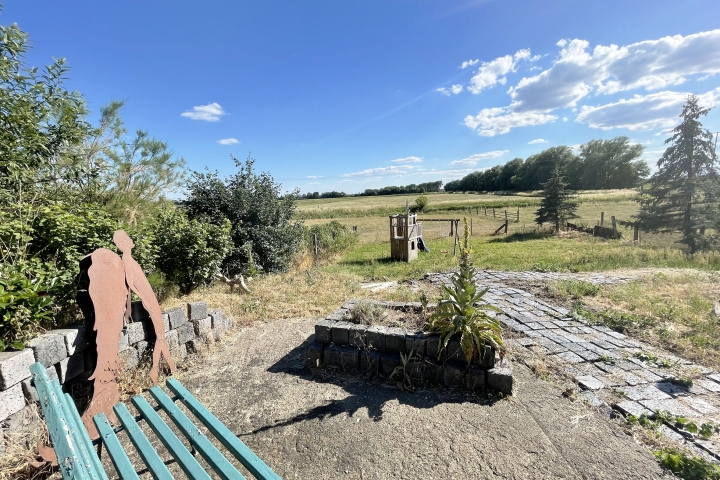 Der Garten mit Weitblick in die Elbtalaue