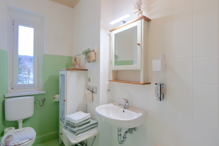 Badezimmer mit Dusche