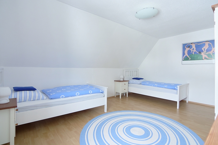 2.Schlafzimmer mit 2 Doppelbetten