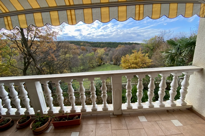 Blick vom Balkon Erdgeschoss