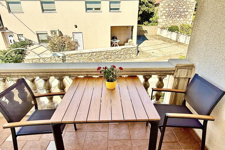 Nordbalkon mit Morgen- und Abendsonne oder über Tag als schattiger Platz