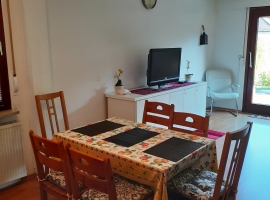 Essbereich im Wohnzimmer 