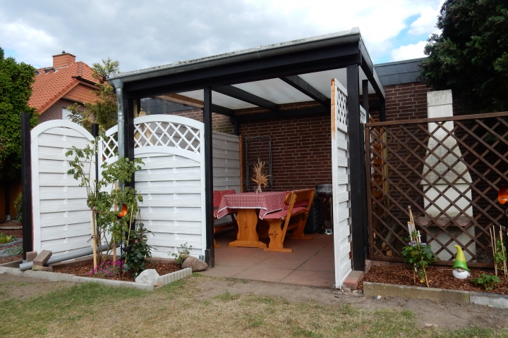 Sitzecke mit Grill