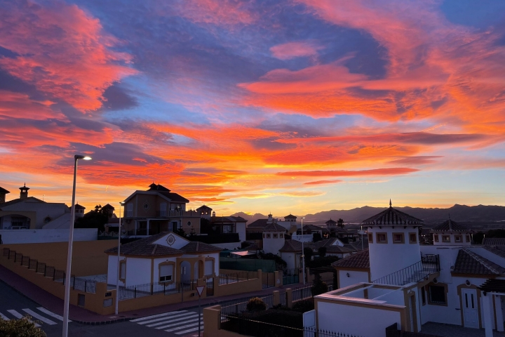 Dachterrasse / Sonnenuntergang