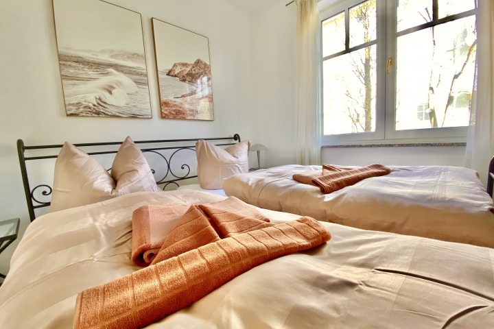 Schlafzimmer 1 in der Morgensonne